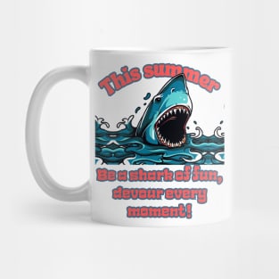 Funny Shark Summer Mug